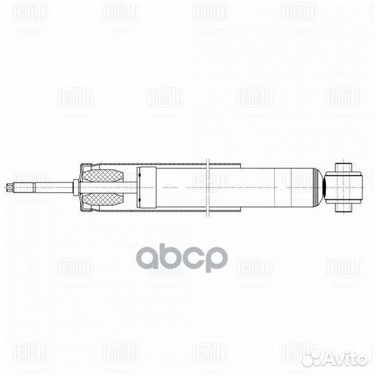 Амортизатор mercedes E (W211) (02) зад.газ. AG