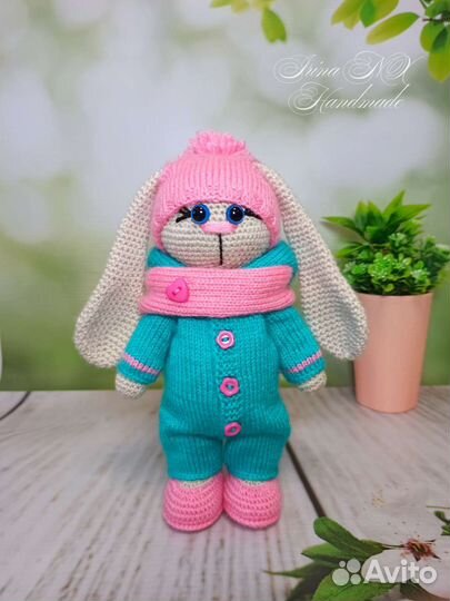 Вязаные зайки/мишки/котики