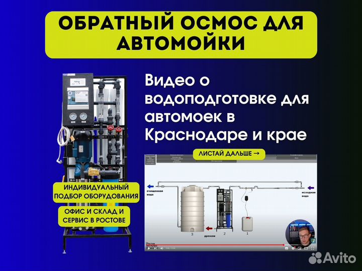 Обратный осмос для автомойки