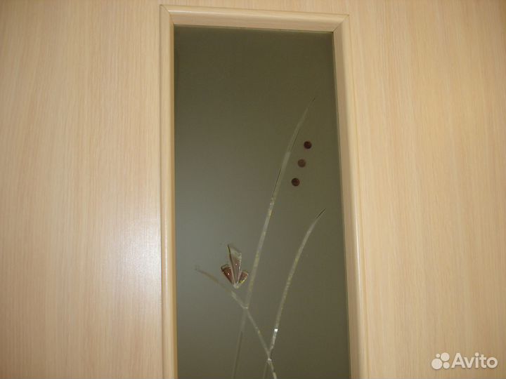 Межкомнатная, ламинированная, 70х200 со стеклом