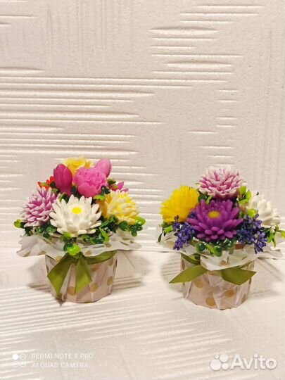 Мыло ручной работы букеты