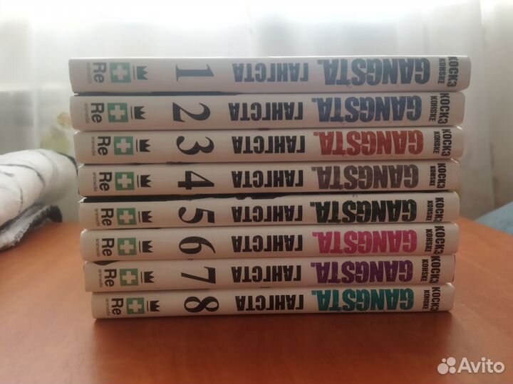 Манга гангста с 1 по 8 том