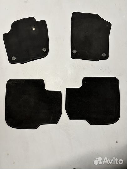 Ворсовые коврики skoda rapid (оригинал)