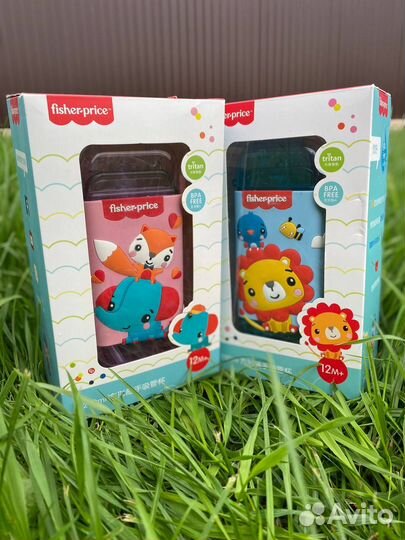 Новый детский поильник непроливайка Fisher Price