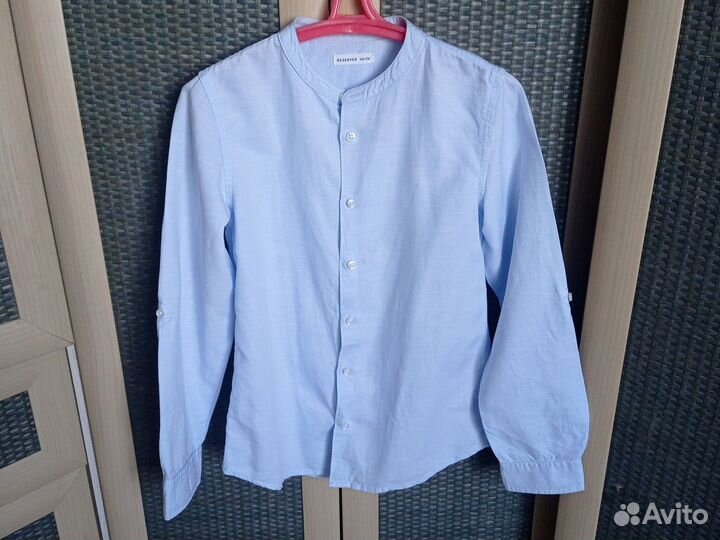 Льняная рубашка 146 см