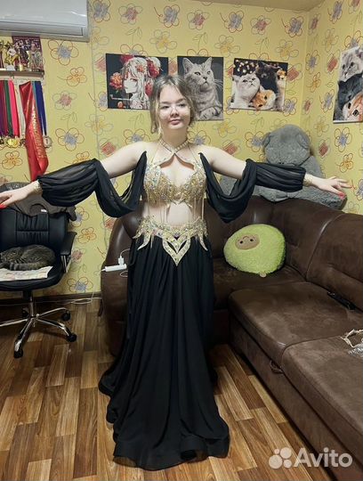 Юбка-солнце из шифона+рукава