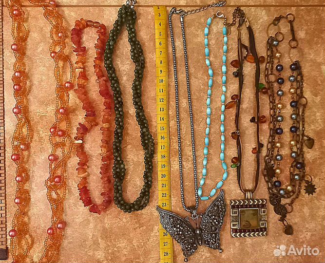 Бусы клипсы