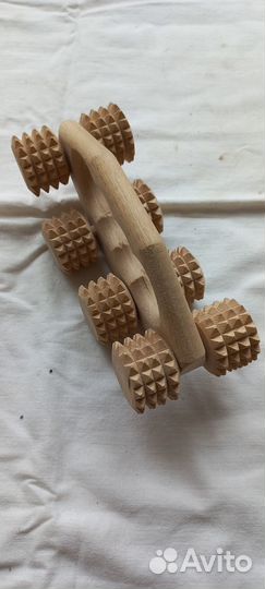 Массажер ручной новый Из березы