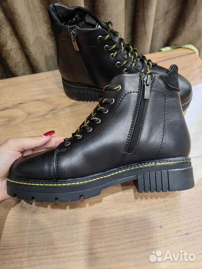 Ботинки нат. кожа 36,37, новые