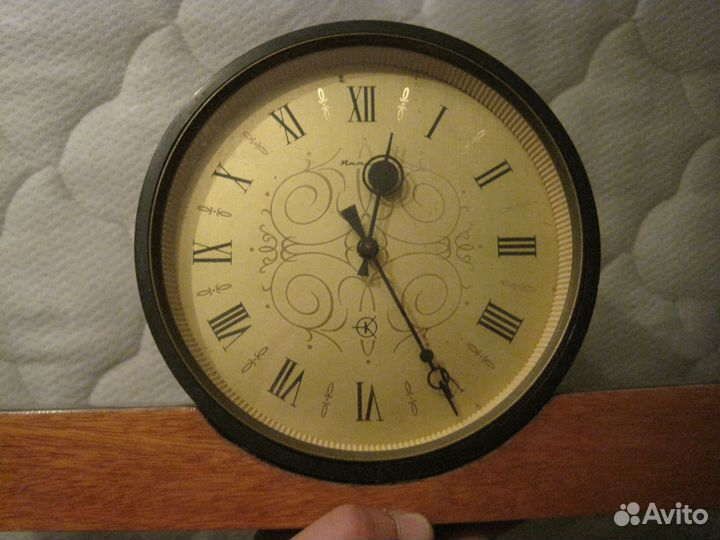 Часы настольные, каминные, большие, СССР, янтарь