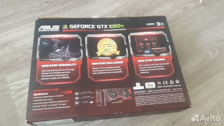 Видеокарта gtx 1050 ti 4gb