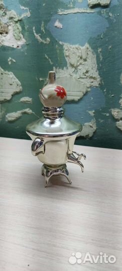 СССР Елочная Игрушка Самовар С Чайником