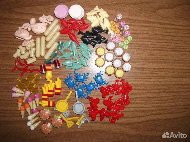 Lego еда поштучно, посуда, ящики 2