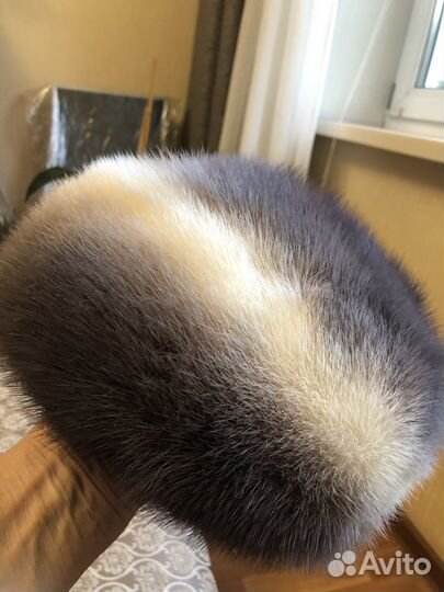 Берет норка 57 размер, б/у