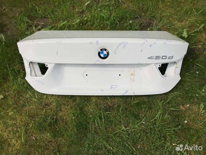 Крышка багажника бмв 4 ф32 белая под покрас