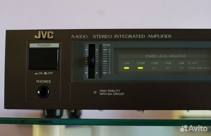 Усилитель JVC A-K100B с системой Gm Circuit, 220V