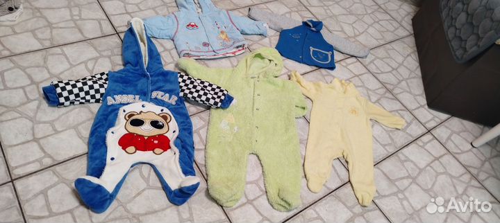 Вещи пакетом на мальчика 56,62,68,74 размер