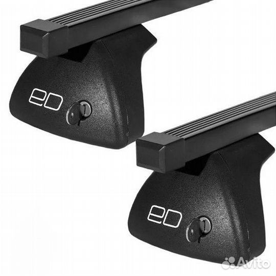 Багажник рейлинги ед на гладкую крышу сталь