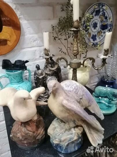 Статуэтка Голубь Мира(фестиваль 1957 г) Гжель