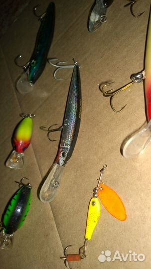 Воблеры комплект для рыбалки (Salmo Rapala Salmo)