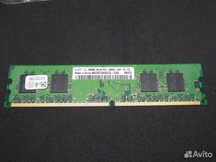 Оперативная память Samsung 2 x 256 MB