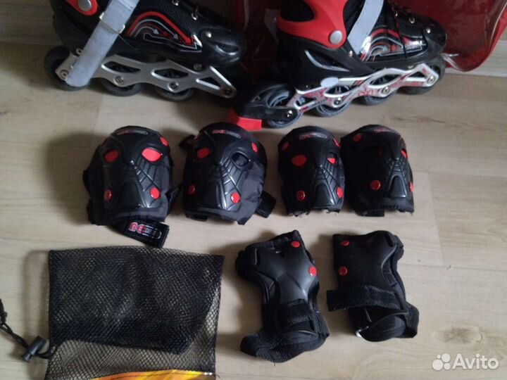 Роликовые коньки детские раздвижные