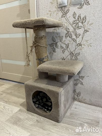 Домик для кошки с когтеточкой
