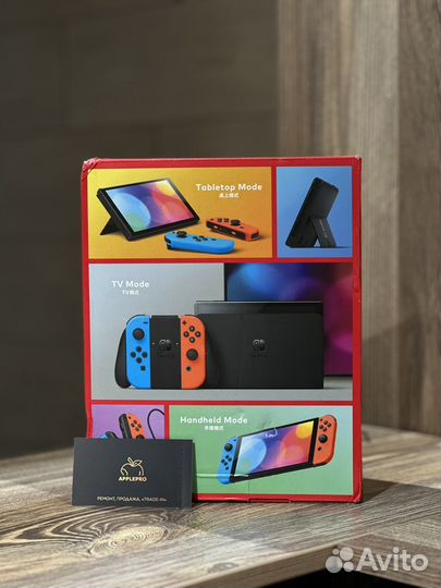 Nintendo Switch Oled 64Gb RedBlue Новый