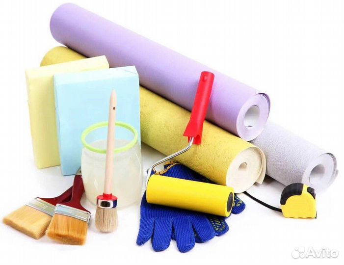 Поклейка обоев