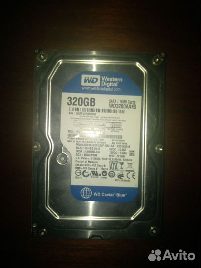 Жесткий диск 320 гб