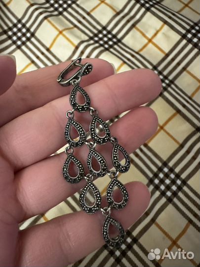 Серебряные серьги