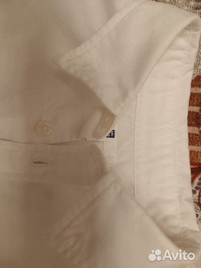 Рубашка белая для мальчика Uniqlo 7-8 лет