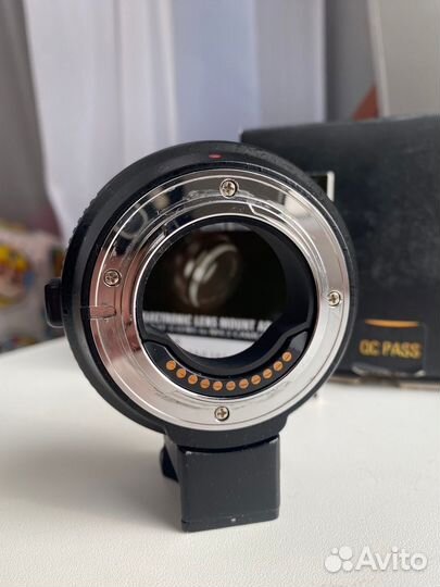 Переходник (адаптер) Commlite Canon EF to M43 MFT