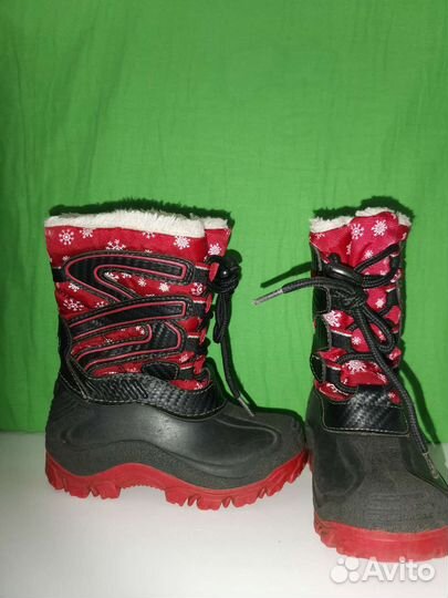 Сапоги прорезиненные утеплённые