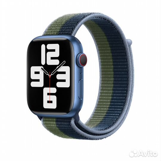 Ремешок Apple Watch Abyss Blue/Moss Green Loop 41