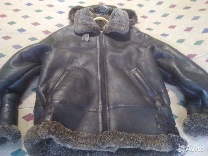 Кожаная куртка пилот США 54-56р