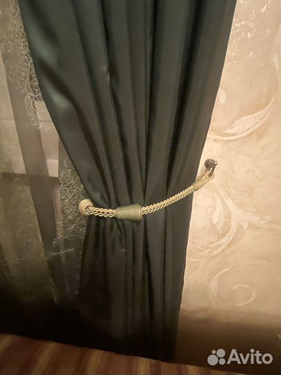 Шторы и тюль комплект на 2 окна