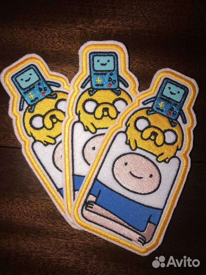 Adventure time термоклейкий патч