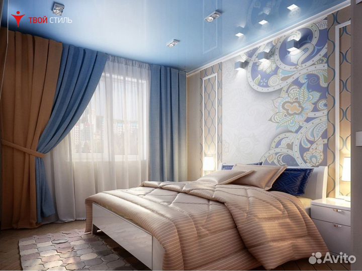 Натяжные потолки. Гарантия до 30 лет