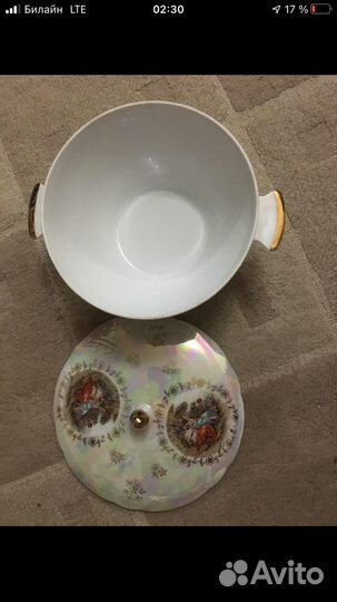 Супница Фарфор гдр Мадонна 1,6л