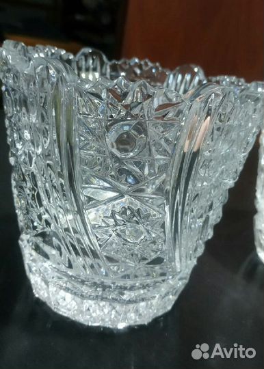 Хрустальные салатницы - цена за 2 шт