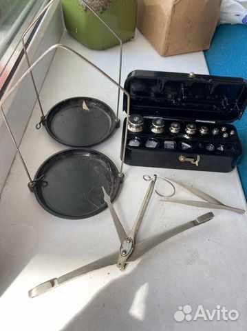 Весы старые учебные 1964г