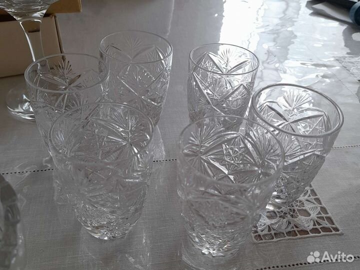 Хрусталь СССР салатницы и стопки