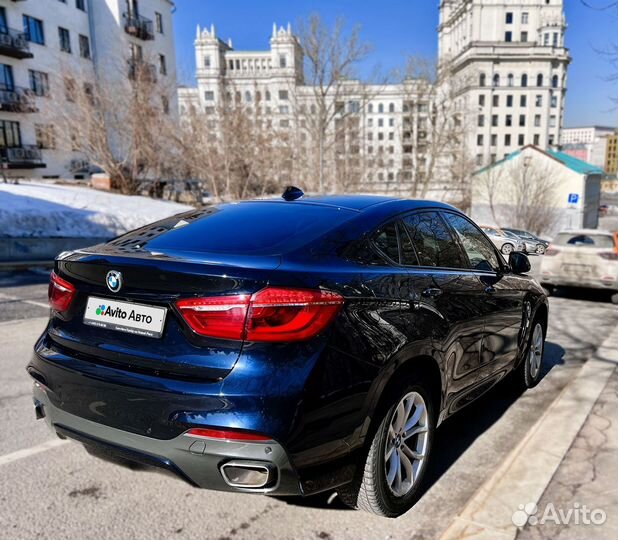 BMW X6 3.0 AT, 2017, 65 000 км
