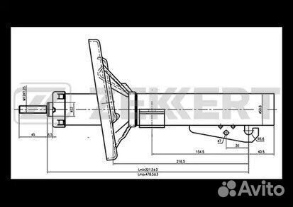 Амортизатор задний Ford Mondeo1 1993-1996