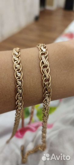 Золотая цепь 585 пробы