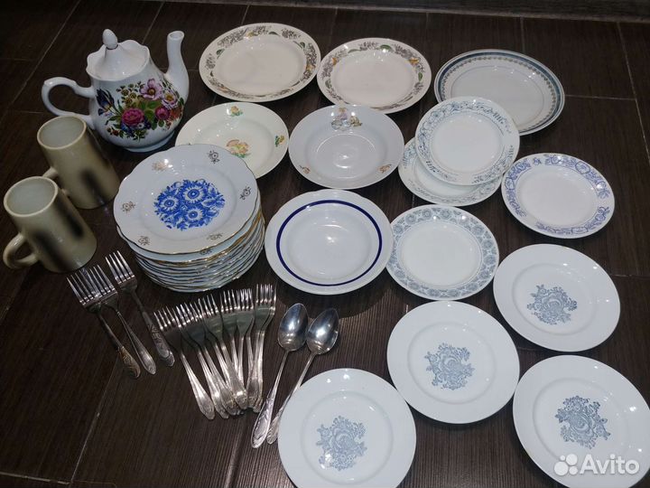 Посуда,хрусталь,тарелки