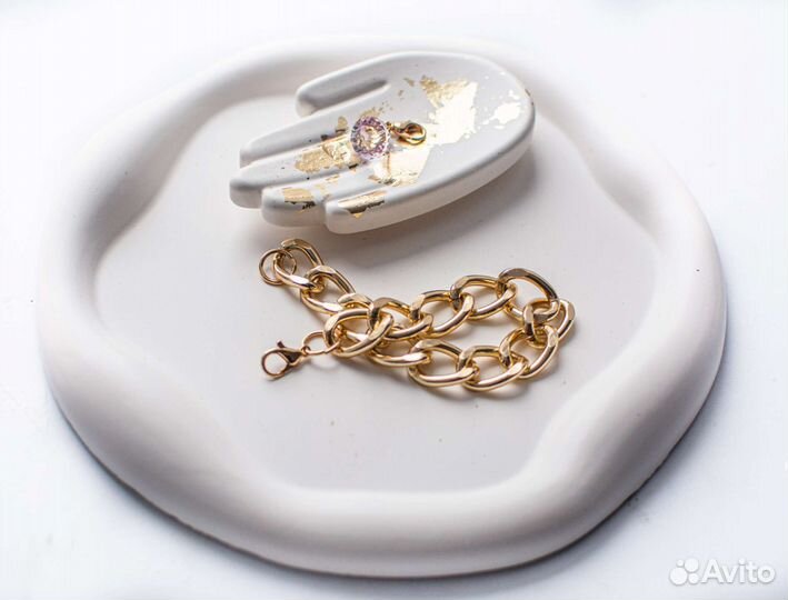 Поднос из гипса