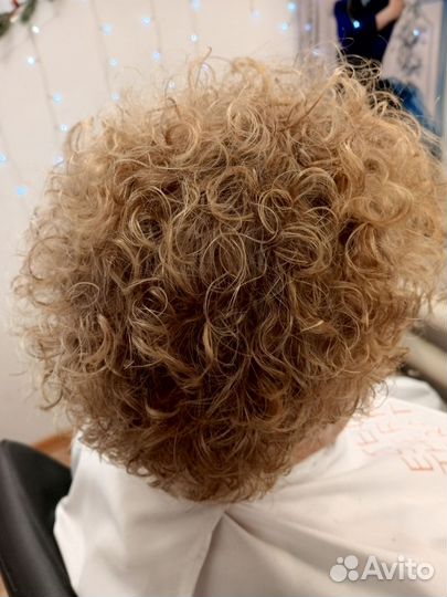 Биозавивка волос. Мужская завивка