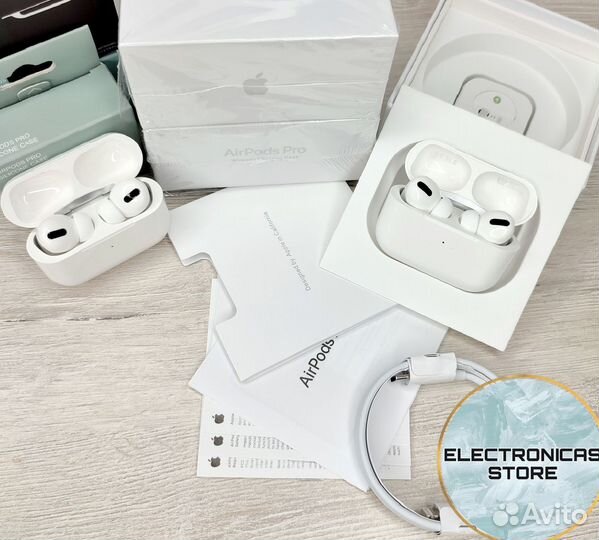 Apple Airpods Pro Бело-Белые Опт Розница